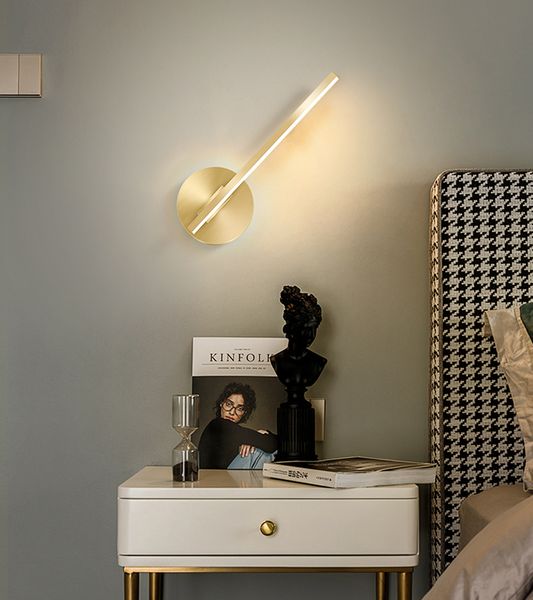 

minimalist wall lamp nordic bedroom bedside lights simple bathroom mirror light modern led wall lighting personality study strip lamps