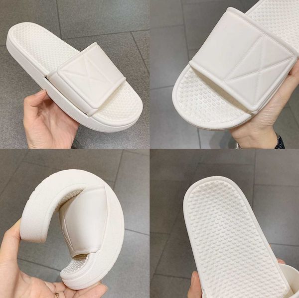 

summer wear bottomed net kanye fashion red bread sandalslovers trend thick ins fashionable flip flops coconut sandals students yw, Black