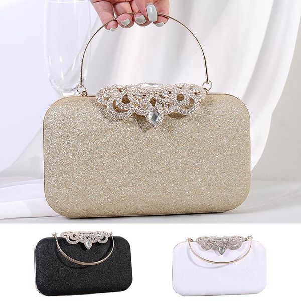 

evening bags 2021 women's clutch bag sequined crown crystal rhinestone vening bling day clutches wedding purse female handbag