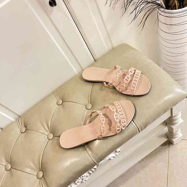 

luxury sandals designer woman's slipper summer fashion jelly slide slippers brand casual shoes womens leather alphabet, Black