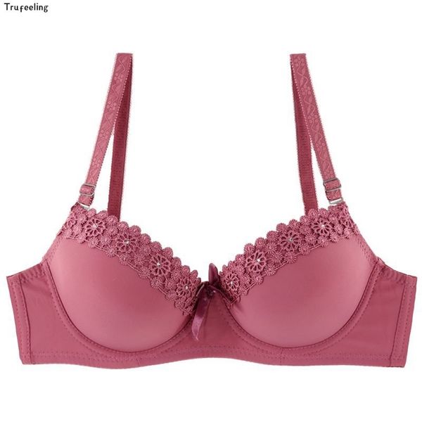 Trufeling Lingerie Sexy Lingerie Unlined Push Up Bra Bra Brasil Reúna Lingerie A B C Copa Sólida Brassiere Sexy Mord Morge Bra 36-42 211110