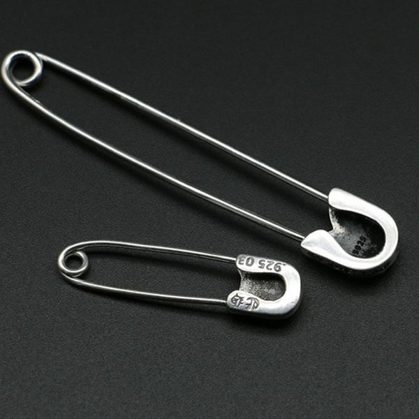 

s925 sterling silver brooch personalized retro punk style iris pin hip hop small flower shawl send lover's gift jewelry 2021, Gray