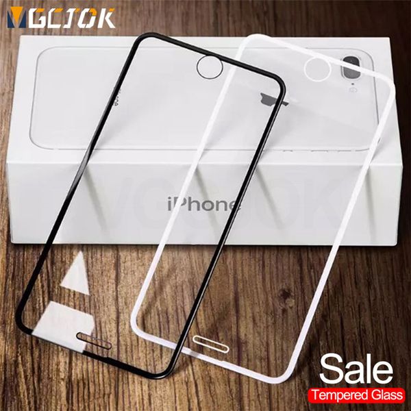 

lx brand 100d curved edge full cover tempered glass on the for iphone 7 8 plus screen protective glass for iphone 7 8 6 6s plus film case