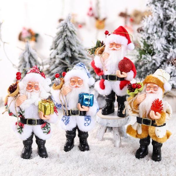 

christmas decorations santa claus doll merry for home 2021 cristmas tree ornament xmas navidad gifts year 2022