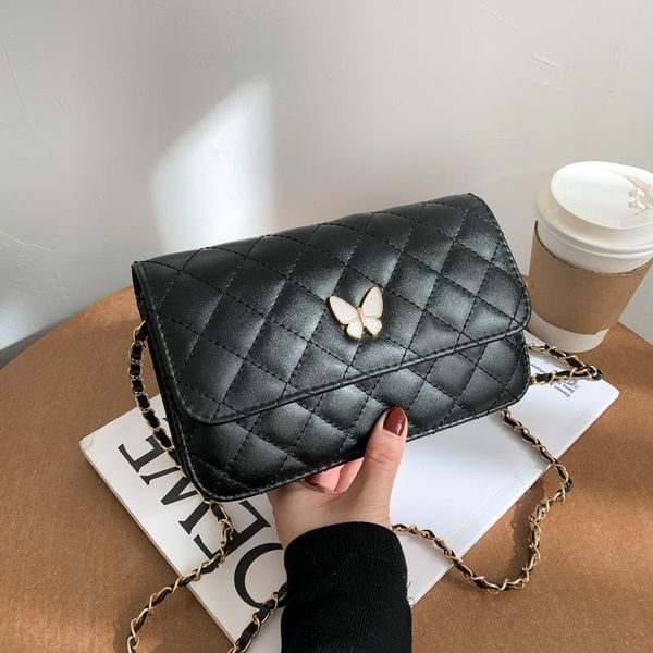 

evening bags trendy net celebrity fashion woman's handbag, messenger rhombus embroidery thread chain, casual small square bag