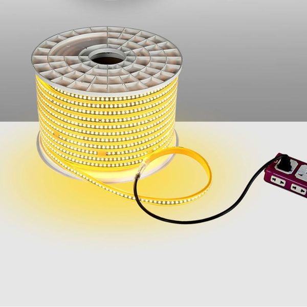 

strips 100m 4040 220v 240v no power supply led strip super bright 5730 rope ip65 waterproof string for outdoor lighting