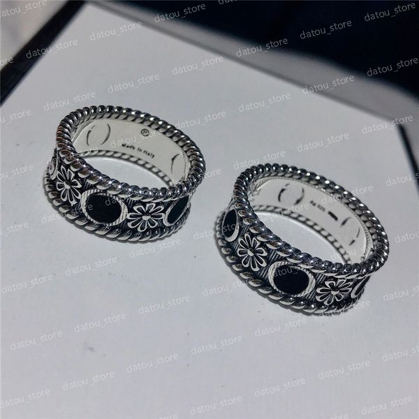 925 sterling silver mens luxurys designer gioielli designer anelli fidanzamenti per le donne coppia amore anello uomo g cranio hip hop street anelli