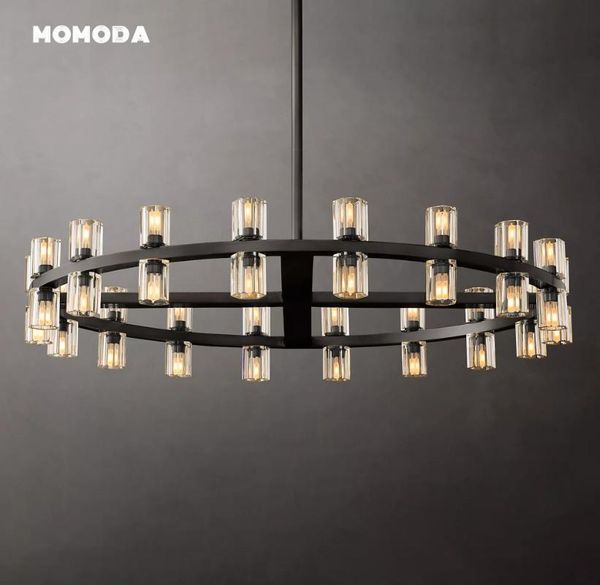 

chandeliers arcachon led round vintage candle k9 crystal metal circle lamps lustre bedroom living room farmhouse indoor lighting