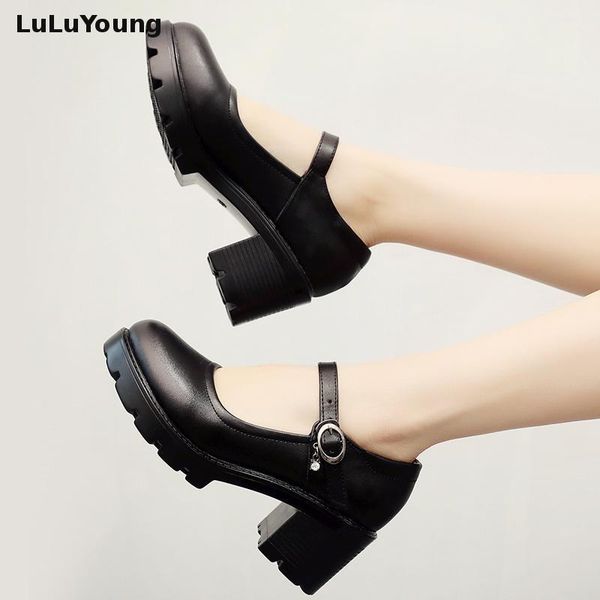 

dress shoes med heel wedding red platform women strap black off sy-2802
