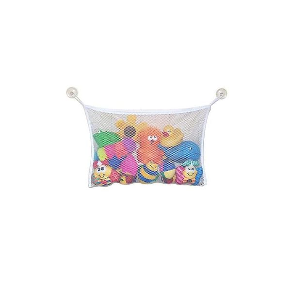 

wholesale- baby toy mesh storage bag bath bathtub doll organizer suction bathroom s jllxaj outbag2007