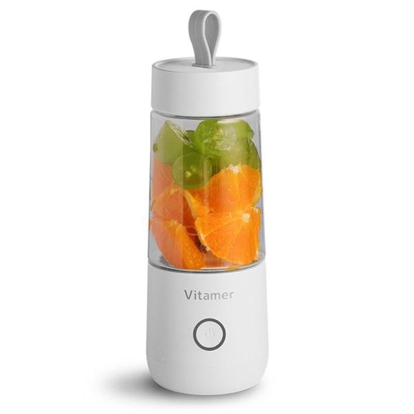 

350ml portable fruit blender mixer usb rechargeable single auger juicer machine vitamer mini fruit mixer cup juicing cup