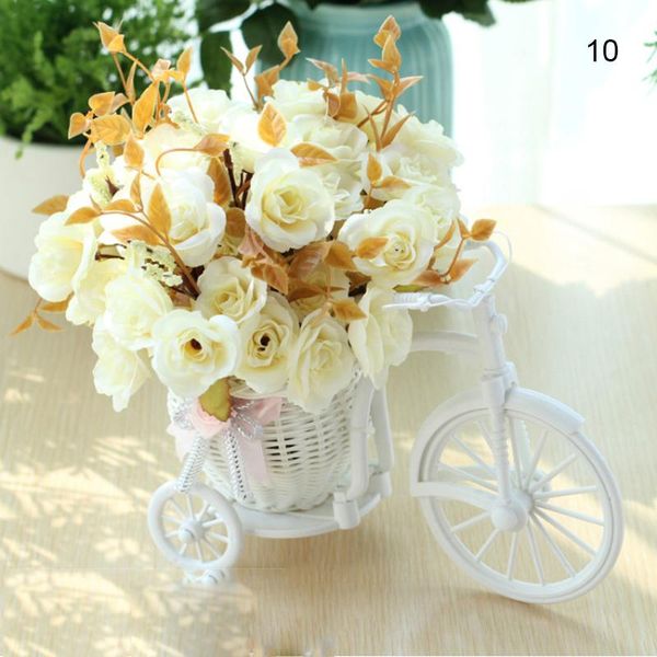 

tricycle big bike flower basket vase for home storage garden wedding party decoration bedroom xh8z