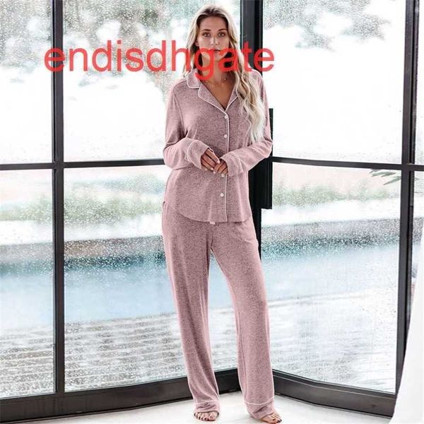 

loose new single breasted pajamas long sleeve tie suit 45018, Black;white