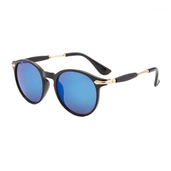 

new fashion vintage women men polarized sunglasses round retro rivet frame sun glasses men goggle eyewear uv400 gafas de sol1, White;black