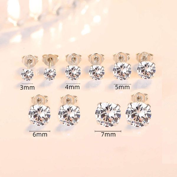 

pure tremella female zircon inlaid single classic claw simple ornament mini stick