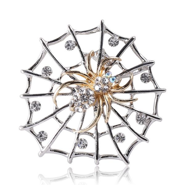 

factory fashion cobweb spider brooch creative versatile accessories pin christmas