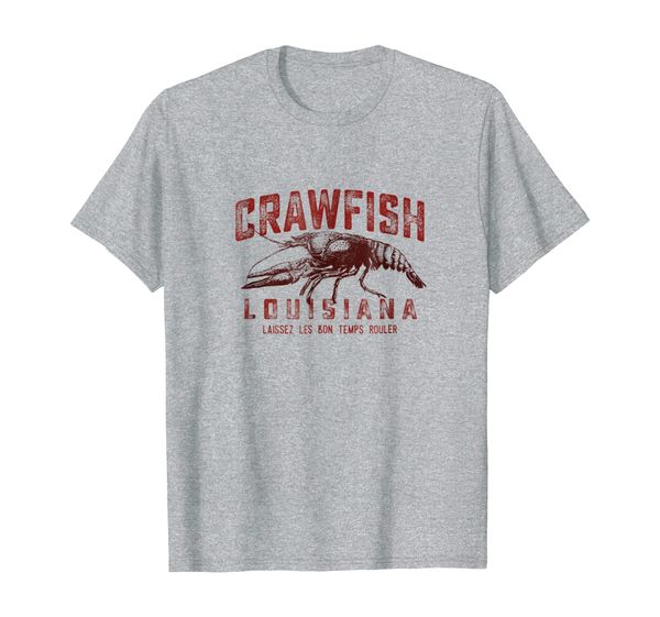 

louisiana crawfish t shirt, White;black