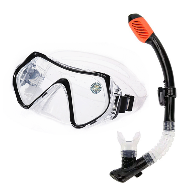 

professional snorkel diving mask and snorkels anti-fog goggles glasses diving swimming easy breath tube set snorkel mask