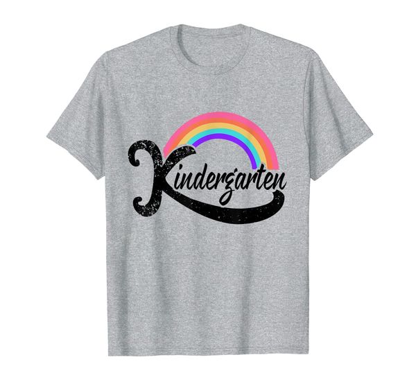 

teacher shirt kindergarten rainbow t-shirt, White;black