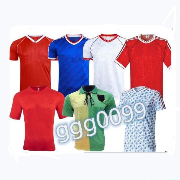 

1990/1992 retro edition united white soccer jersey 88 91 08 manchester home red soccer shirt 1994 ucl final match utd football uniform, Black;yellow