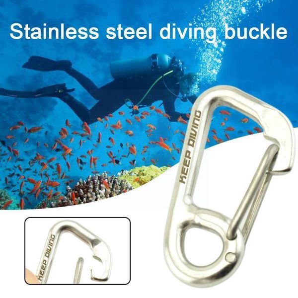 

pool & accessories 316 steel simple hook safety diving buckle durable scuba di kayak clip bolt snap q6n1