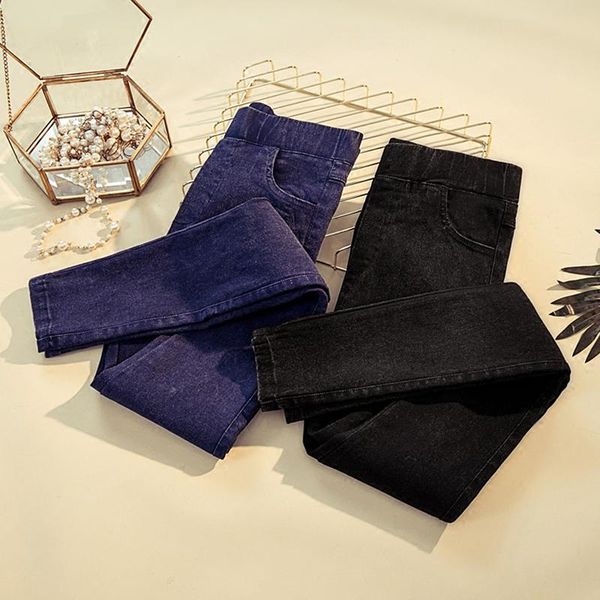

women's jeans plus size s-4xl skinny pencil woman elastic high waisted mom stretch for women denim pants mujer, Blue