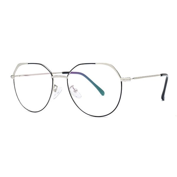 

18013 new flat lens fashion sun glass to2a, White;black