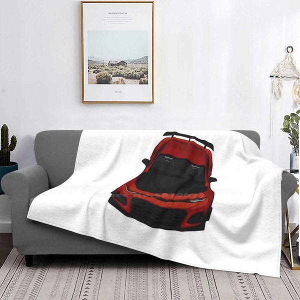 

blankets camaro zl1 1le (dark-red) printing high qiality flannel blanket chevrolet chevy v8 car american muscle