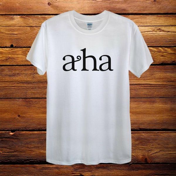 

men's t-shirts a-ha vintage indie duran take on me t-shirt men women fitted, White;black