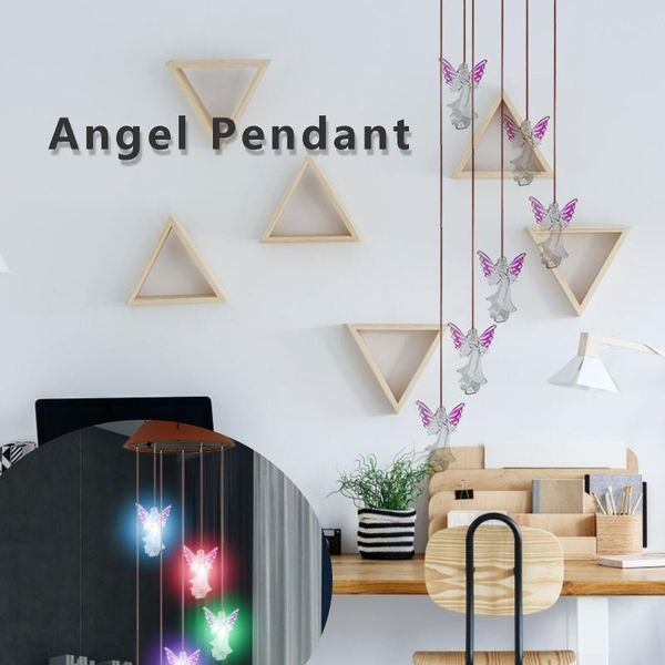 

solar lamps 1pc color changing led wind chimes home garden yard decor light lamp bedroom romantic hanging decoration