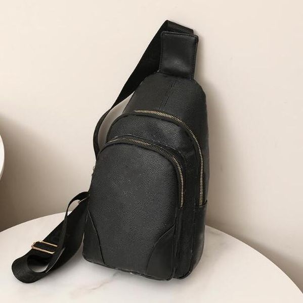 

fashion genuine leather soft men women's chest bag shoulder bags totes handbag cross body cosmetic bag cell phone earphone pocket walle