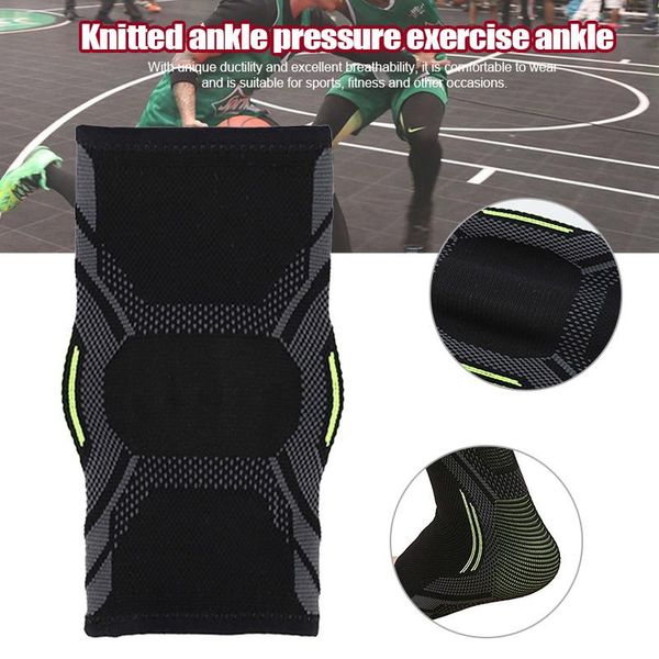 

ankle support sport pad breathable elastic foot warp brace for badminton basketball fdx99, Blue;black