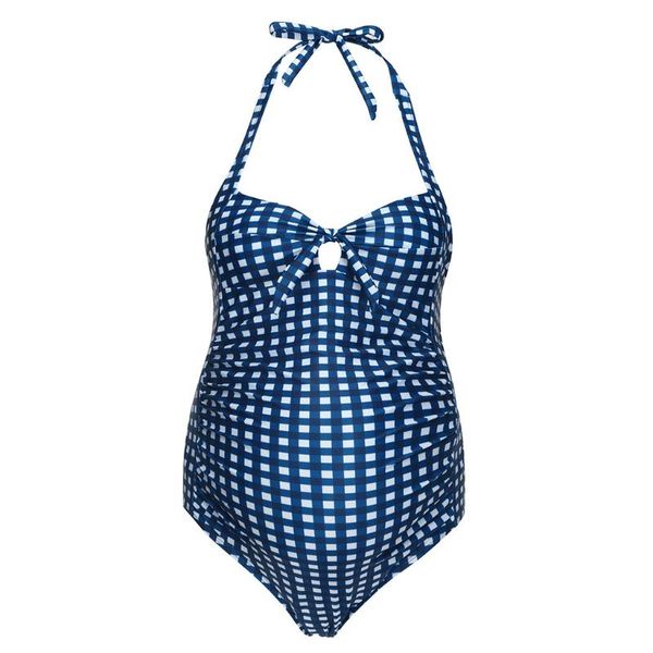 

women swim beachwear pregnant lattice print bikini swimwear swimsuit summer maternity swimwear bathing suit gestante 2021