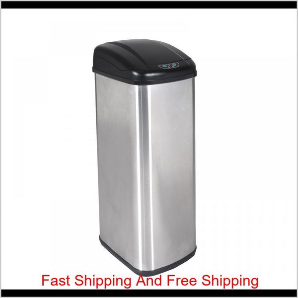 

new 13 gallon touch-sensor matic stainless-steel tr qylxhr sports2010
