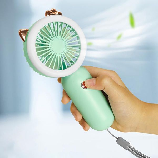 

other home decor mini portable air cooler handheld fan usb rechargeable small personal cooling tools office outdoor travel #p2
