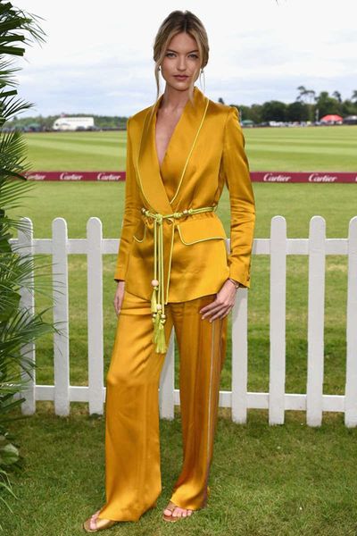 

ael women's suits mercerization blazer lace up coats high waist wide leg pants two piece sets autumn fashion style 210930, White