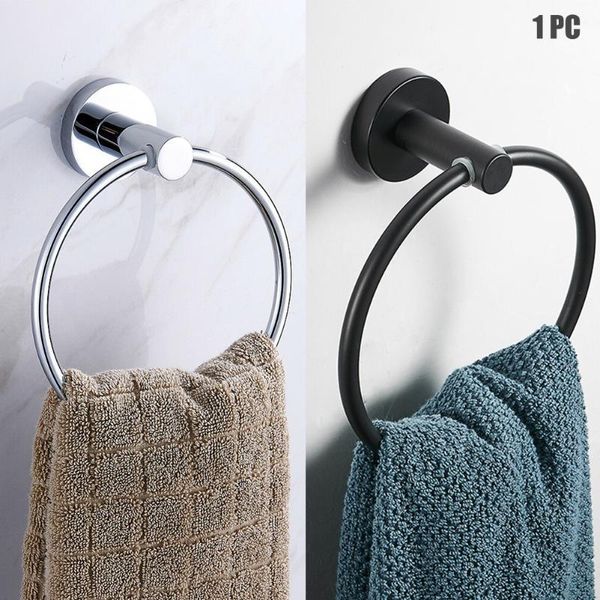 

towel rings hanging wall mounted round toilet ring storage holder kitchen rail stainless steel modern anti rust bathroom accessories