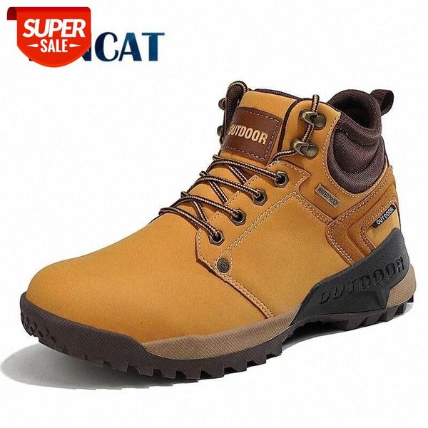 

brand men sneakers outdoor non-slip hiking boots winter waterproof men military boots comfortable work shoes size 47 #sy0y