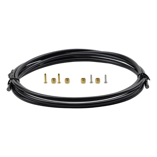 

bike brakes oil disc brake tube set 2.5m 4 pairs bh59 bh90 pressing ring t needle mtb bicycle hydraulic cable hose kit