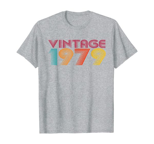 

vintage 1979 t-shirt 40th birthday gift ideas for wife, White;black