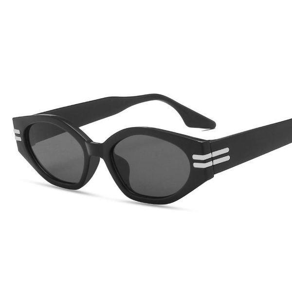 

sunglasses 2021 europe and the united states fashion small frame trend personality retro cat eye glasses, White;black