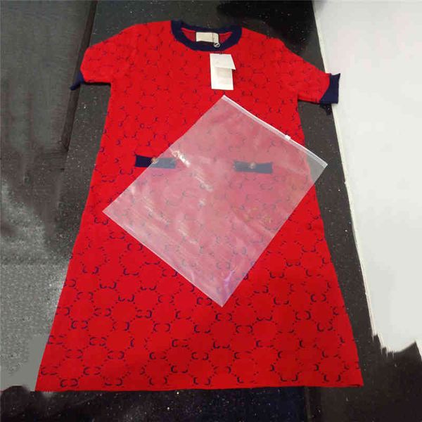 

casual dresses letter jacquard full women high street personality charm dress outdoor elegant female designer skirts 8pax, Black;gray