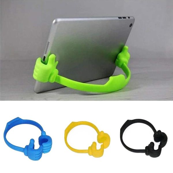 

thumbs up mobile cell phone holder movie watching lazy bed deskmount stand puo88