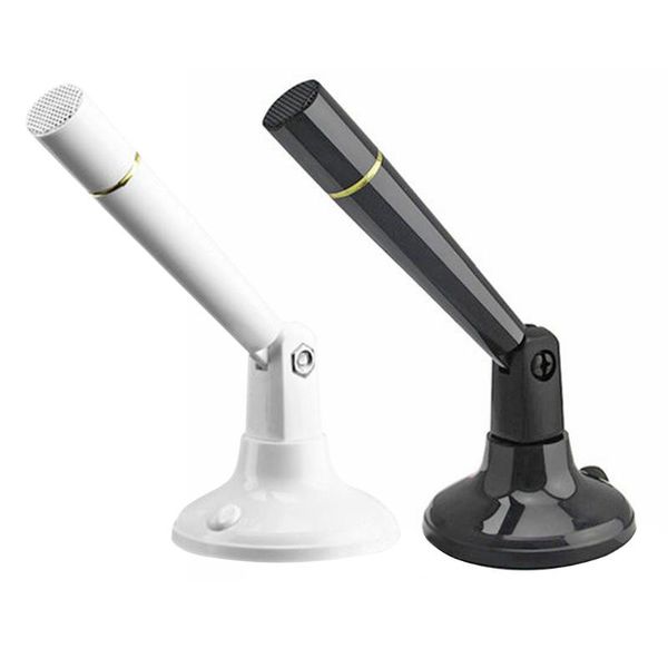 

microphones brand 3.5mm plug condenser omnidirectional deskmicrophone for pc video chatting recording microfone ultra-wide