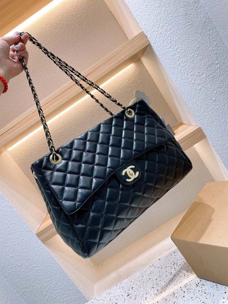 

r bags women handbag crossbody messenger shoulder chain bag good quality leather purses ladies high capacity v-shape rhombic grid 03