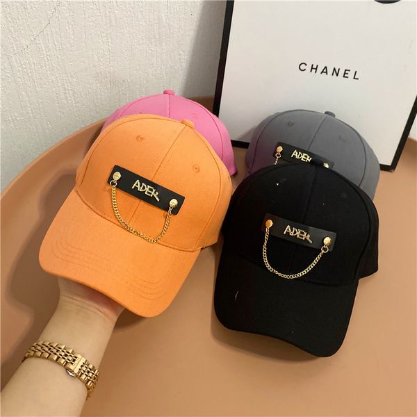

chain candy simple ader couple baseball cap outdoor sunshade sun hat, Yellow