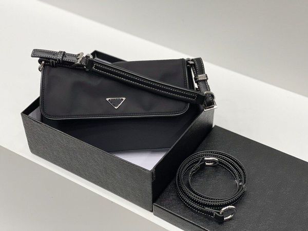 

2021 ladies handbags designers crossbody underarm bags for women fashion shoulder bag leather triangle pattern purses lcm