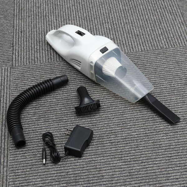 

vacuum cleaner portable mini handheld wet dry duster dirt collector wireless recharge dust for car home (red)