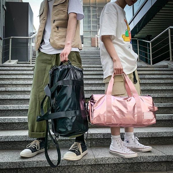 

duffel bags large capacity travel bag,nylon bucket bag,business bag,fitness bag,waterproof swimming bag,46*23*19cm