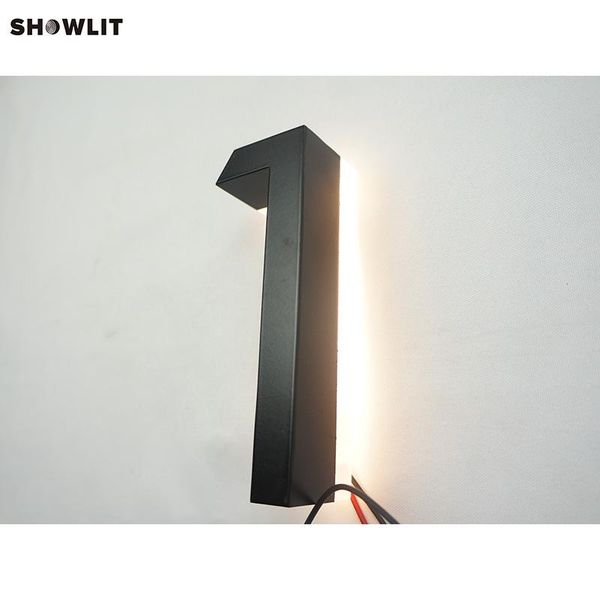 

other door hardware outdoor 3d custom metal stainless steel halo lit letter